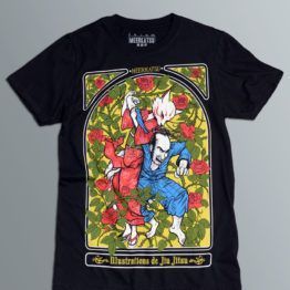 Meerkatsu Rose Kitsune Fox T-Shirt