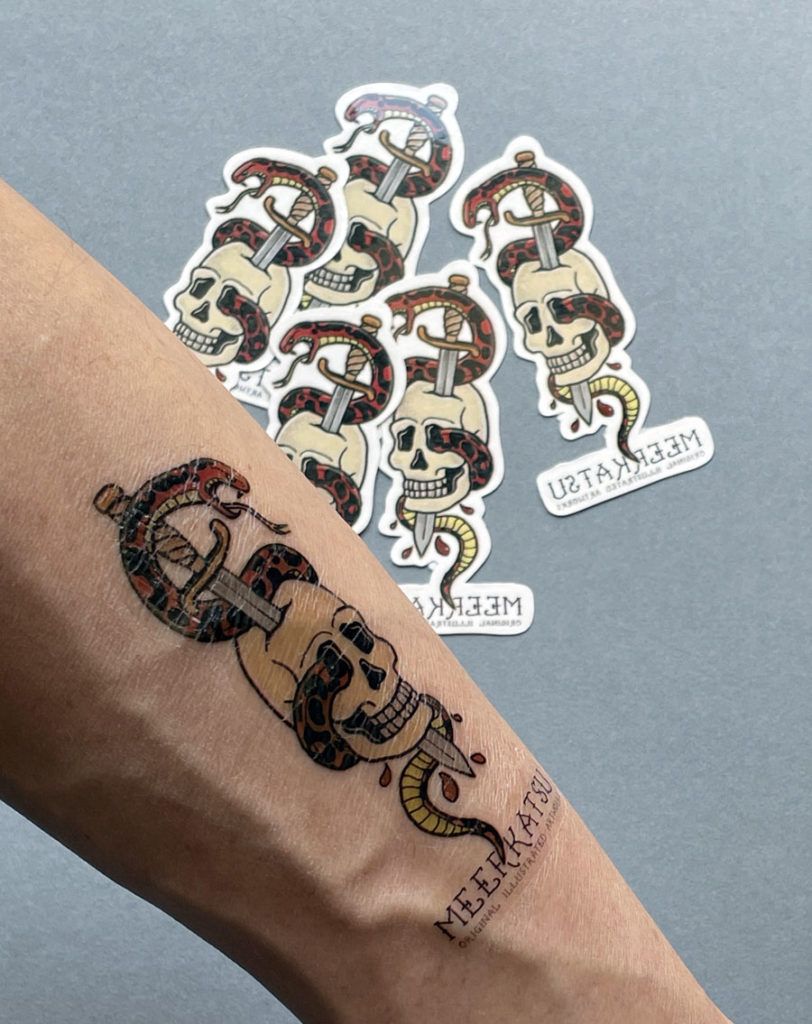 Old School BJJ Tattoo